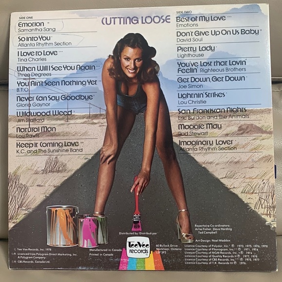 Tee Vee records Presents Cutting Loose 1978 Vinyl Record - Picture 2 of 2